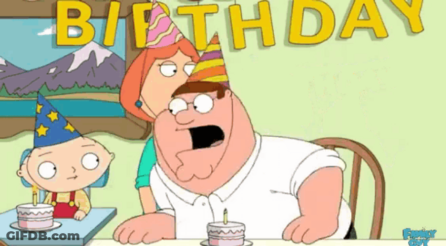 Family Guy Happy Birthday GIF