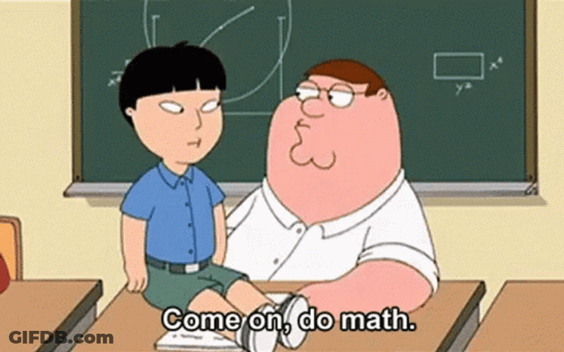 Family Guy Math Calculation GIF