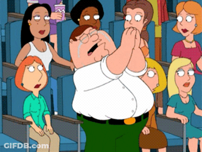 Family Guy Peter Clapping Applause GIF