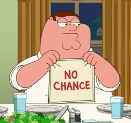 Family Guy Peter Griffin Hell No GIF