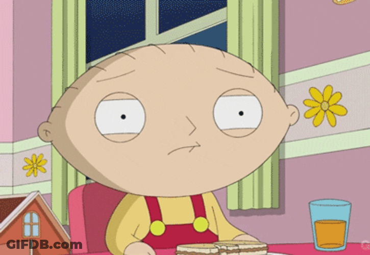 Family Guy Scared Stewie GIF