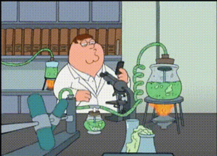 Family Guy Scientist Peter Research GIF