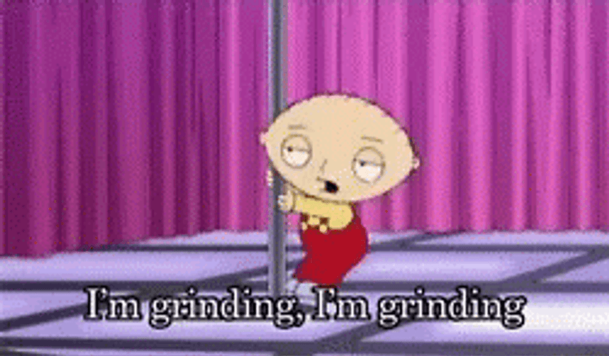 Family Guy Series Stewie Griffin Pole Grinding Dance GIF
