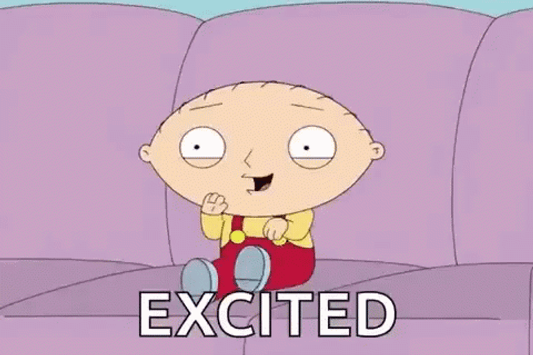 Family Guy Stewie Griffin Excited GIF