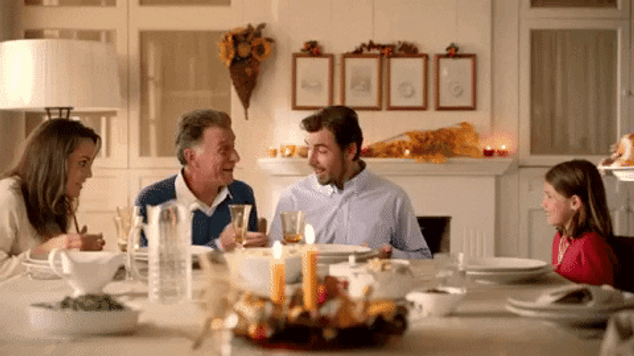 Family Lunch Turkey Dish GIF