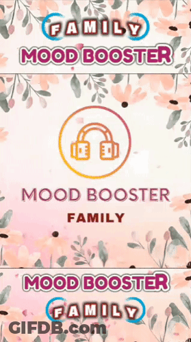 Family Mood Booster App With Flowers GIF