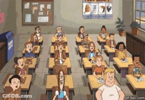 Family On Couch Saying Cool I Don't Have To Go To School GIF