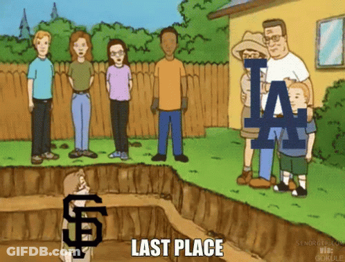Family Standing In Last Place Hole GIF