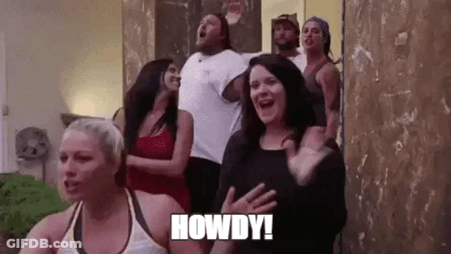 Family Welcomes Uncle Howdy GIF