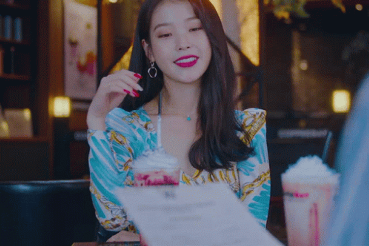 Famous IU Am I The Drama Scene GIF