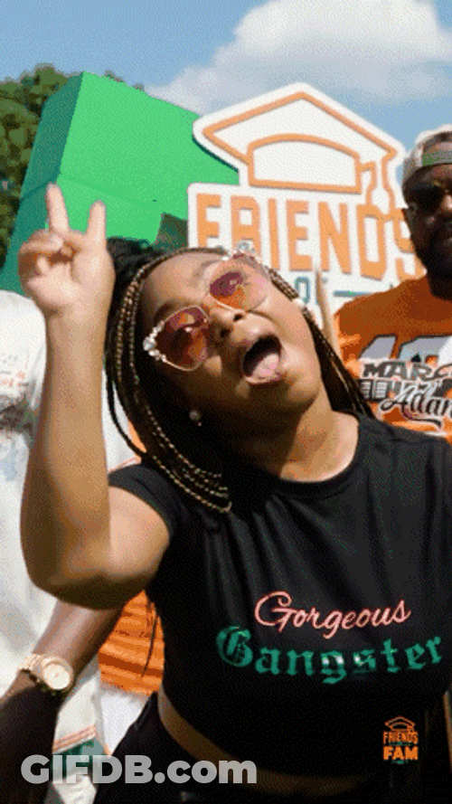 Famu Female Student Peace Sign GIF