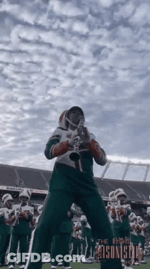 Famu Marching 100 Band Leader Focus GIF