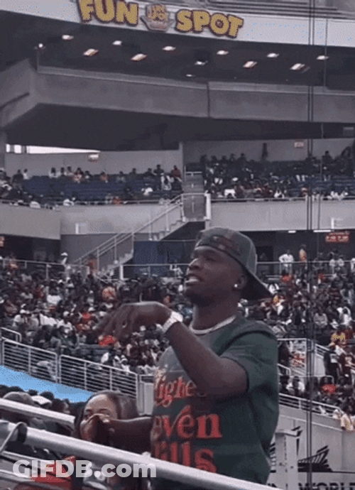 Famu Student Pointing At His Teeth GIF