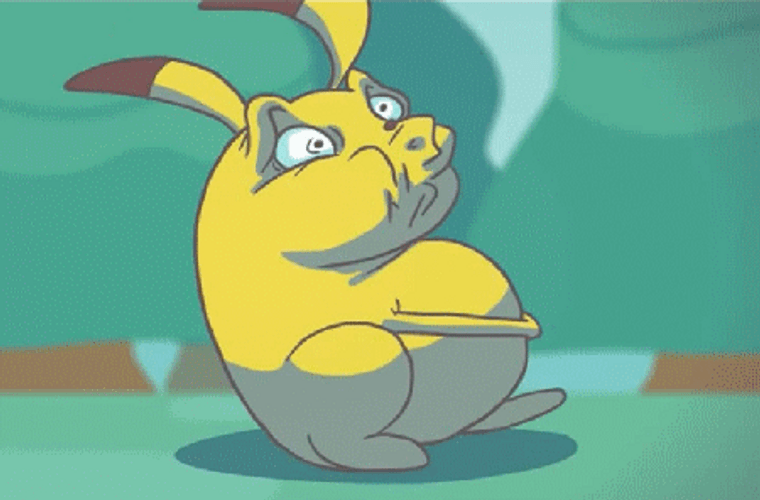 Fan Made Pikachu Puking GIF