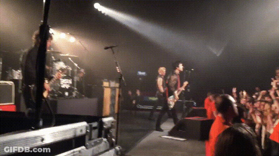 Fan Pointing Vocalist GIF