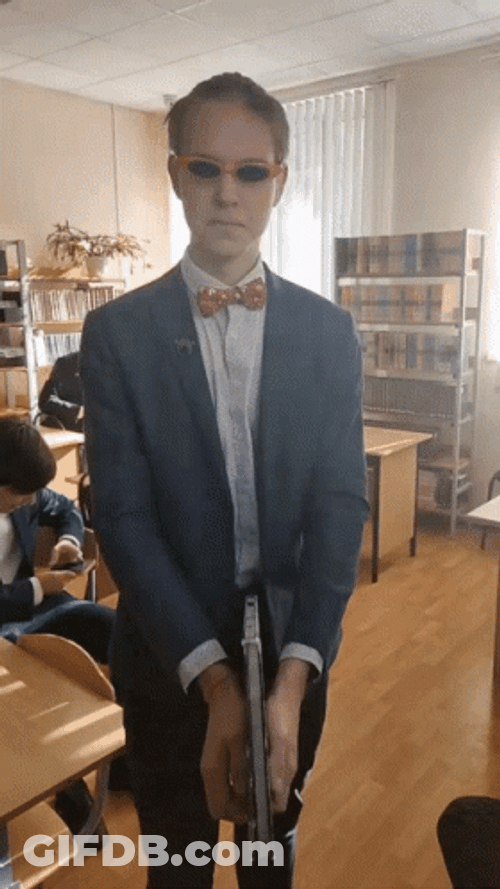 Fan Shows His Idol Rick Astley Roll Meme GIF
