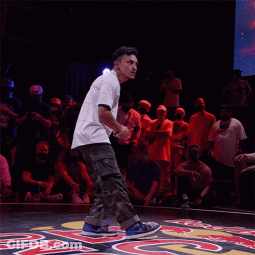 Fancy Footwork Break Dance GIF
