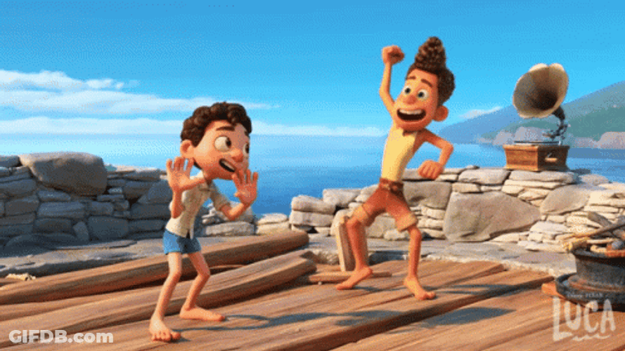 Fancy Luca Paguro Dancing GIF