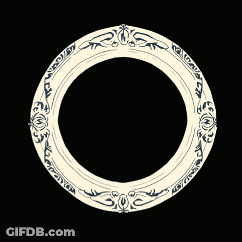 Fancy Sex Is Written On A White Circle With A Black Background GIF