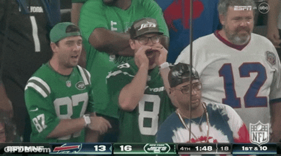 Fans Clapping For Jets GIF