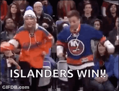Fans Dancing In Hockey Stands GIF