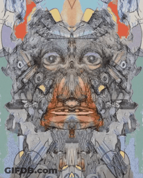 Fantasy Art Weird Looking Face GIF