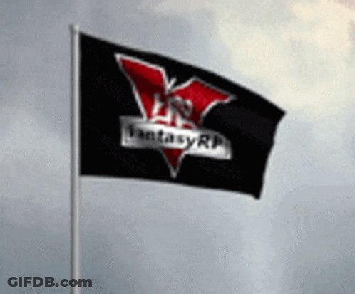 Fantasy RP Flag Flying In Wind GIF