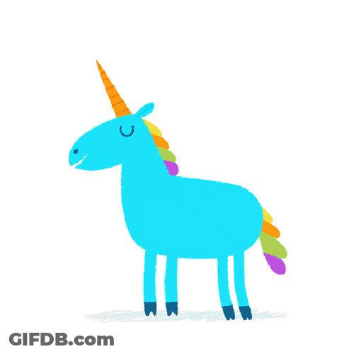 Fantasy Unicorn Cartoon GIF