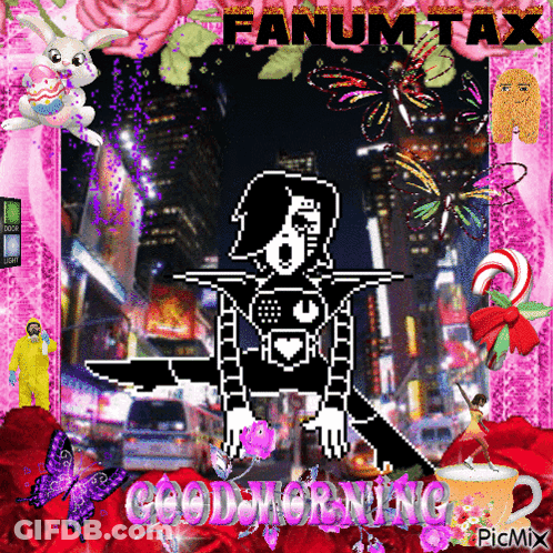 Fanum Tax Says Good Morning Man GIF