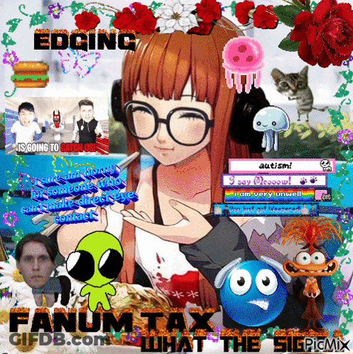 Fanum Tax What The Sigpicmix Collage GIF