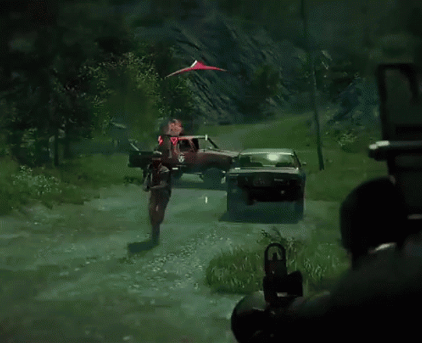 Far Cry 4 Fire Arrow Explosion GIF