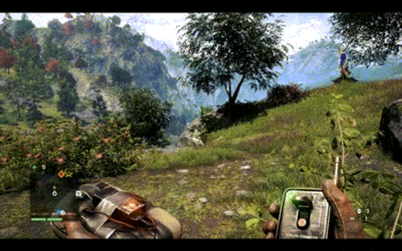 Far Cry 4 Pig Bomb Kill GIF