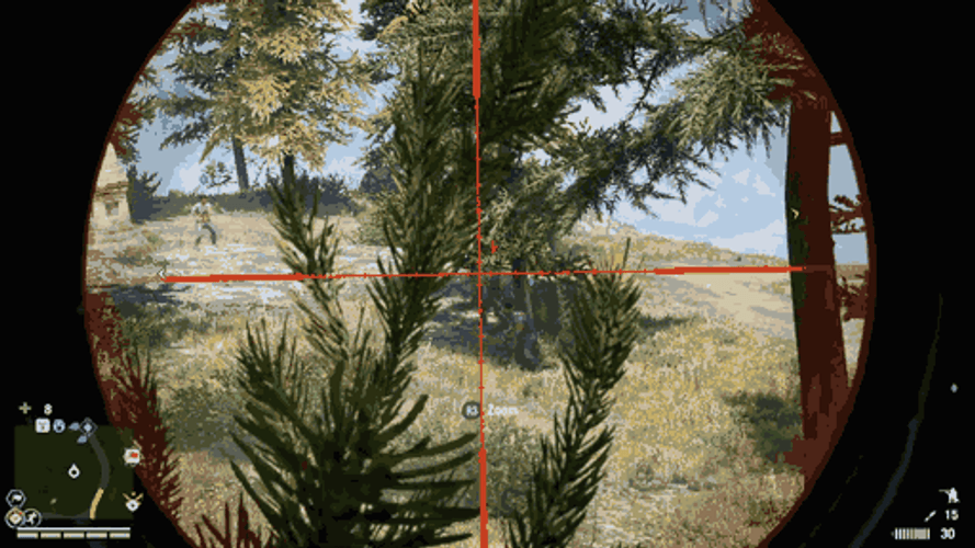 Far Cry 4 Sniper Target Shot GIF