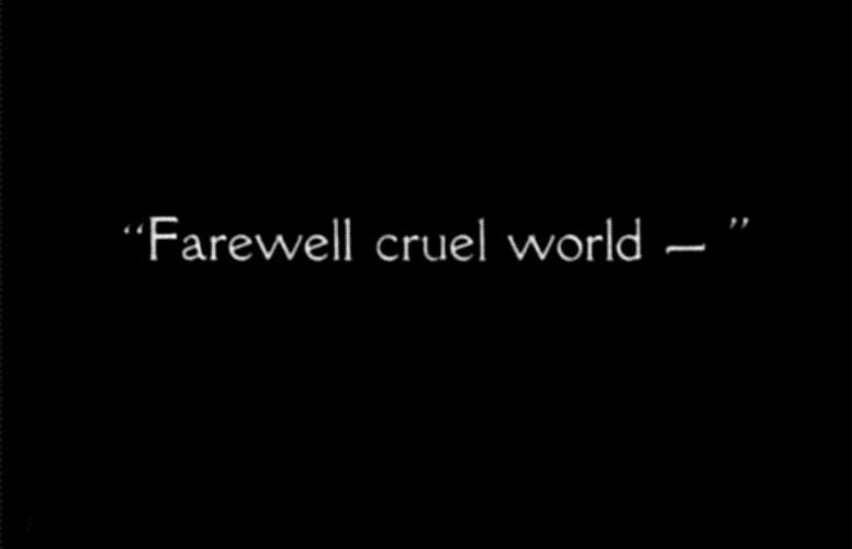 Farewell Cruel Word Fail Suicide GIF