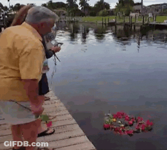 Farewell Flowers Funny Fall GIF