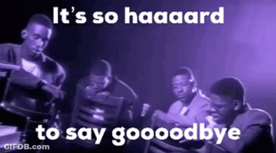 Farewell Hard Goodbye Boyz II Men GIF