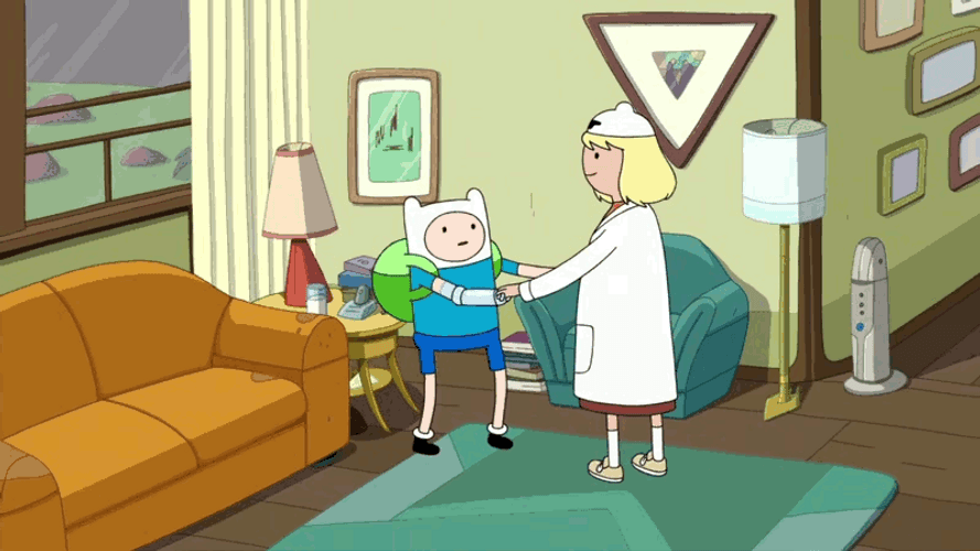 Farewell Virtual Mother Finn Adventure Time GIF