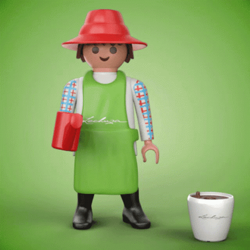 Farmer Gardening Beautiful Flowers GIF