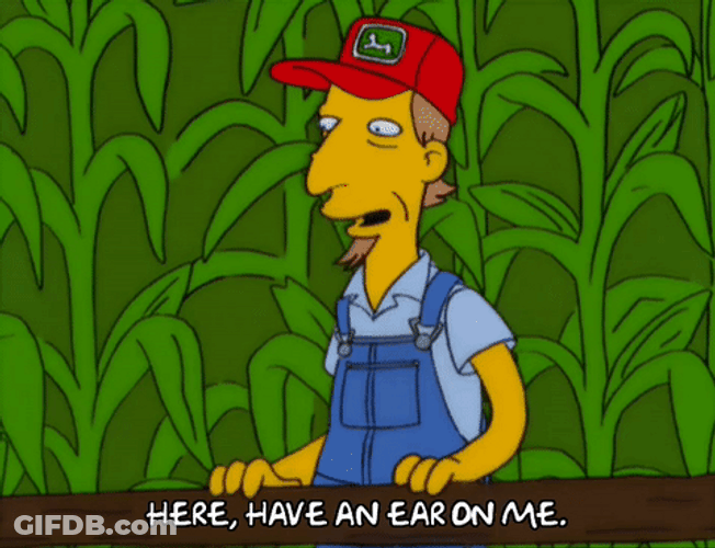 Farmer Have An Ear Corn GIF