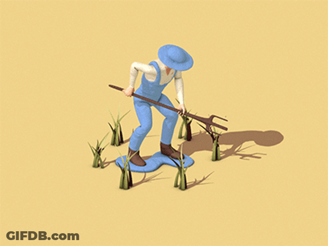 Farmer To Soldier Transition GIF