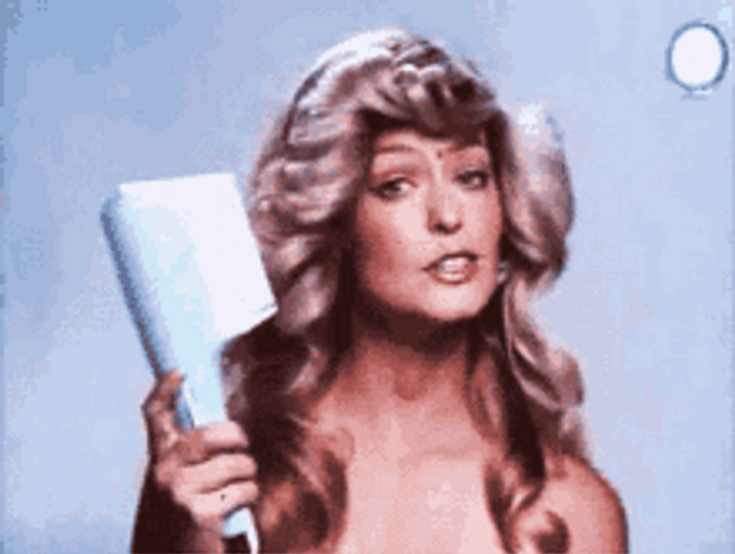 Farrah Fawcett 70S Hair GIF