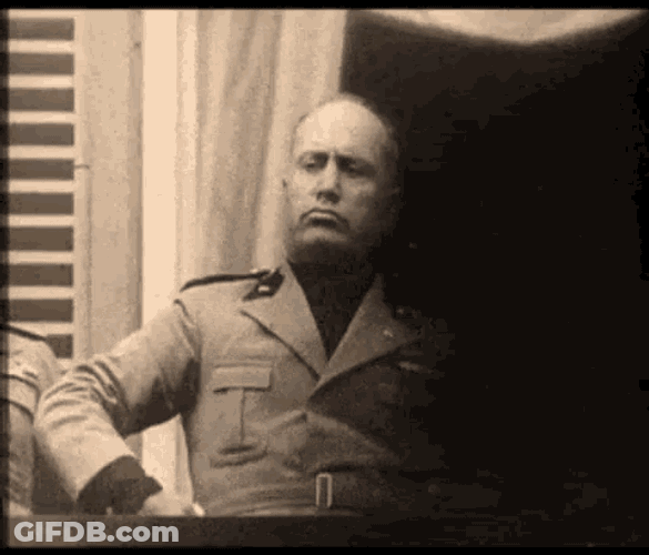 Fascism Mussolini GIF