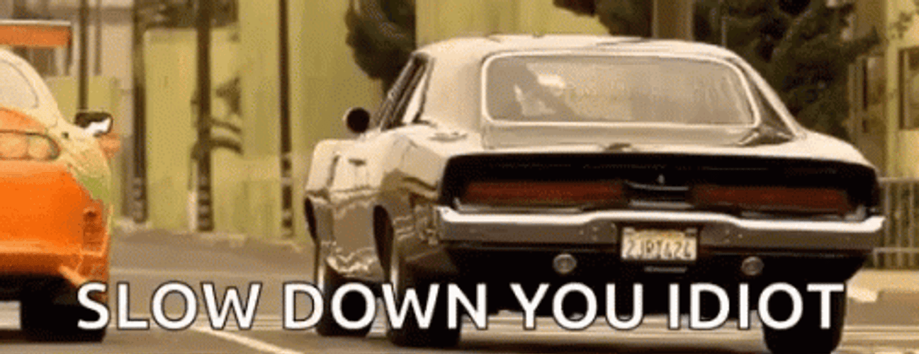 Fast And Furious Car Race GIF