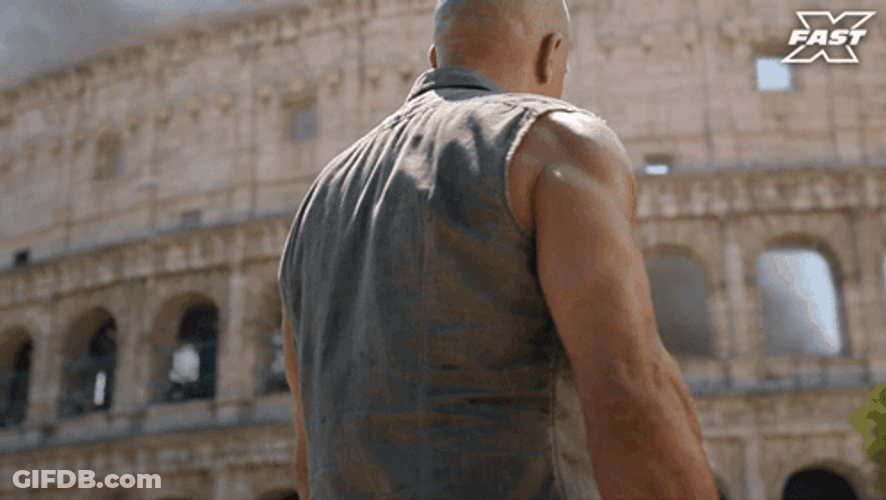 Fast And Furious Dom Facing Forward GIF