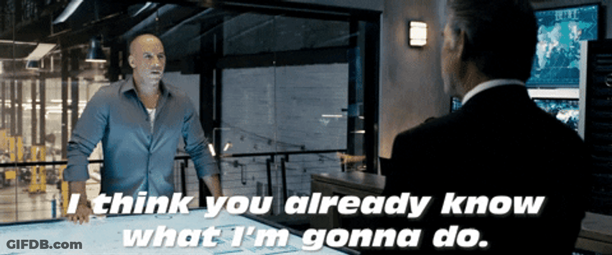 Fast And Furious Dom What Im Gonna Do GIF