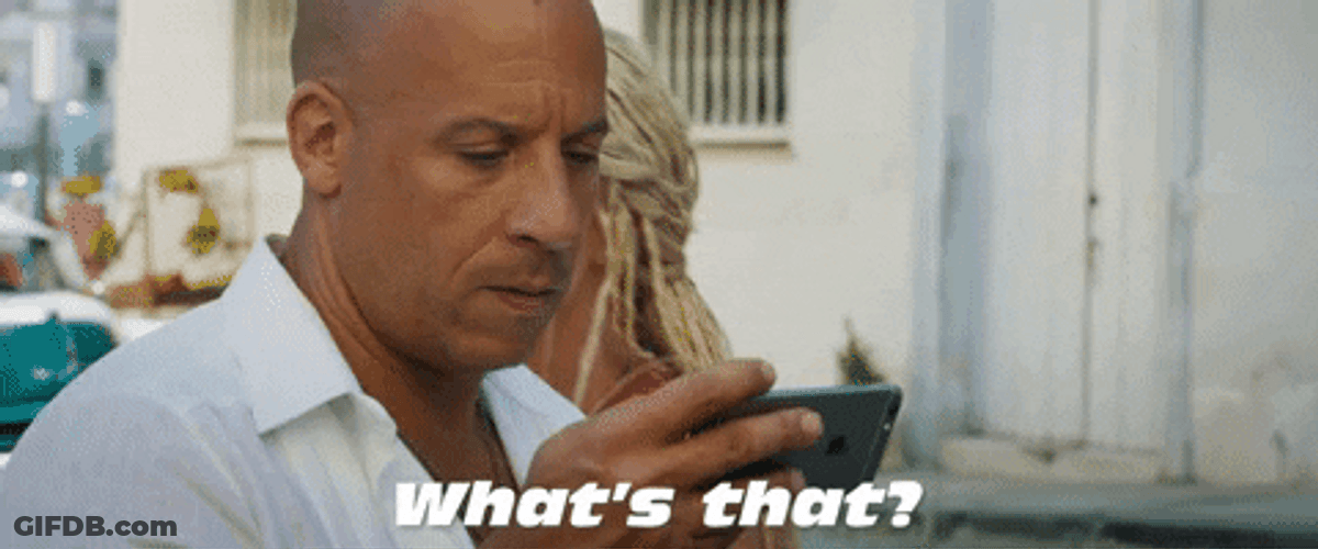 Fast And Furious Dom Whats That GIF