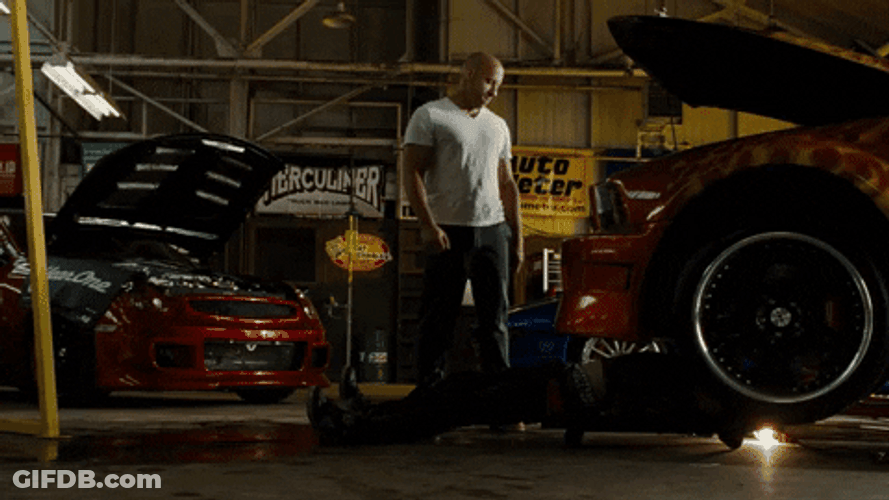 Fast And Furious Dragging Someone GIF