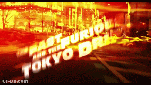 Fast And The Furious Tokyo Drift Poster GIF