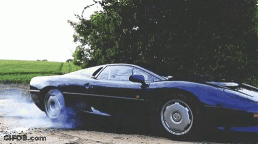 Fast Car On Fire GIF