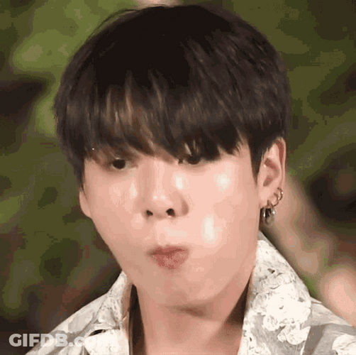 Fast Chewing Jungkook GIF